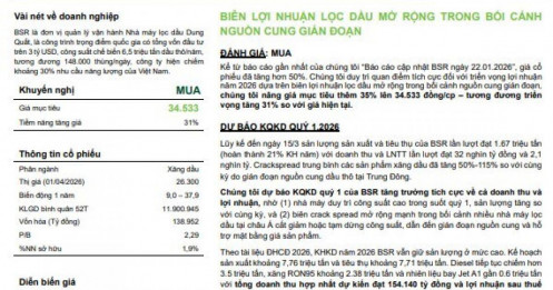 Giá dầu leo thang, chuyên gia nói gì về triển vọng lợi nhuận BSR?