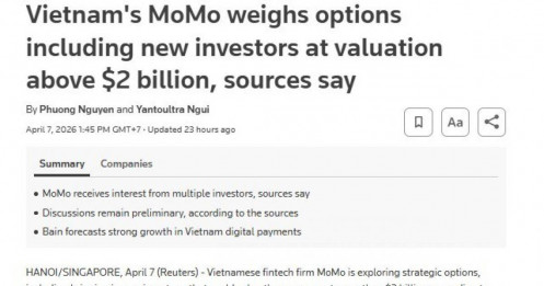 MoMo hoãn IPO, tìm kiếm NĐT mới với định giá trên 2 tỷ USD