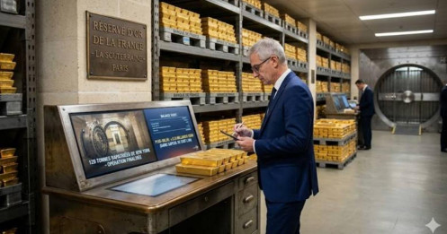 Pháp rút vàng khỏi Mỹ: "Cuộc di cư" cuối cùng và canh bạc 13 tỷ Euro