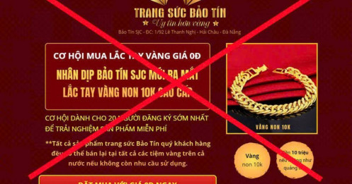 Cảnh giác bẫy lừa đảo vàng miếng SJC giá rẻ