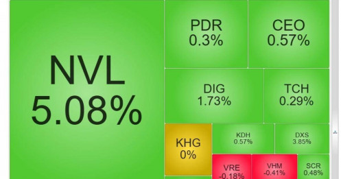 Dòng tiền ồ ạt săn cổ phiếu BĐS giá rẻ, DXG, DIG, CEO đồng loạt bứt phá