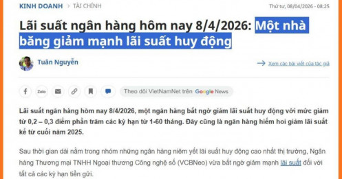 Lãi suất huy động giảm - tín hiệu thị trường chứng khoán đang dần tạo đáy?