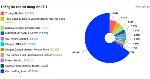 Bất ngờ với FPT: Hơn 127.000 cổ đông, 70% sở hữu chưa tới 1.000 cổ phiếu