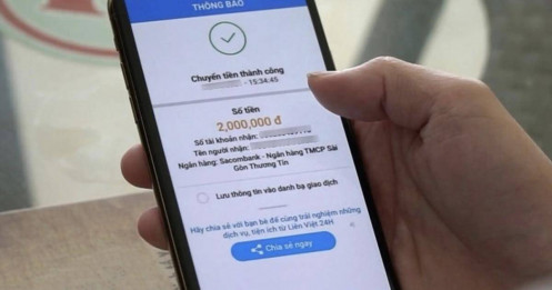 Cảnh báo: Phong tỏa tài khoản ngân hàng, phạt tới 500 triệu nếu người dùng nhận, chuyển tiền có nội dung này