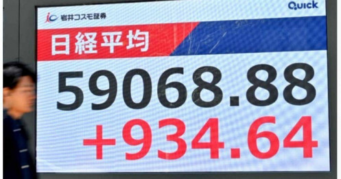 Nikkei 225 lập đỉnh lịch sử, TTCK châu Á tăng mạnh nhờ kỳ vọng đàm phán Mỹ - Iran
