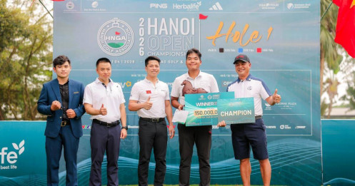 Nguyễn Đức Sơn đăng quang giải Vô địch Golf Chuyên nghiệp Hà Nội Mở rộng 2026
