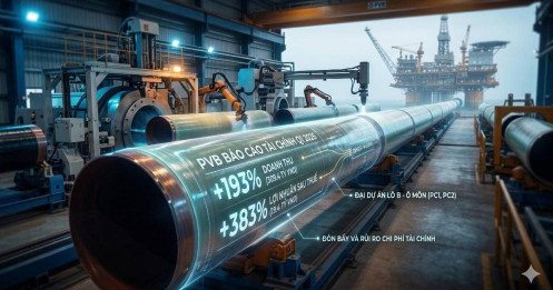 PVB quý 1 năm 2026: Lợi nhuận tăng trưởng 383% và chiến lược đòn bẩy trong đại dự án