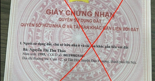 Cảnh báo: Sổ đỏ giả “giống thật tới 90%” xuất hiện tại Hà Nội