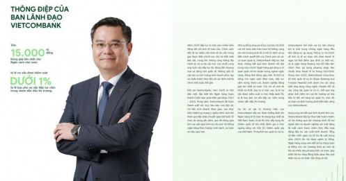 Đứng top lợi nhuận nhưng gánh nặng không nhỏ: Lãnh đạo Vietcombank lên tiếng
