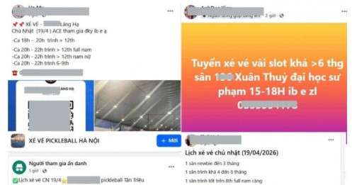 Pickleball thoái trào tại Hà Nội