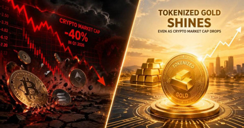 Vàng “token hóa” bứt phá giữa mùa đông crypto: Dòng tiền tìm về tài sản số gắn với giá trị thực