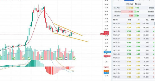 95% các cổ phiếu thuộc nhóm ngành chứng khoán đã xác nhận bước vào ít nhất 1 nhịp điều chỉnh ngắn hạn