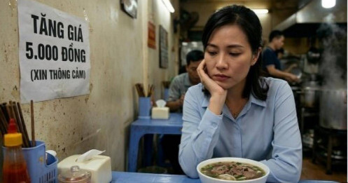 Quán phở tăng 10 K theo giá xăng, giờ nhất quyết không giảm