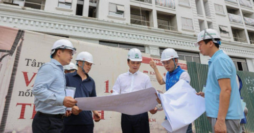 Ông Trịnh Văn Quyết bất ngờ xuất hiện tại công trường FLC