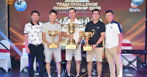 Quân khu Thanh Niên vô địch giải đồng đội CLB Golf 1982 lần thứ 3 năm 2026