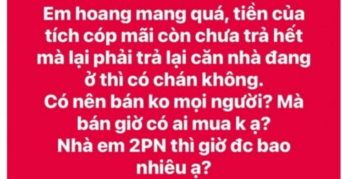Cư dân HH Linh Đàm tính bán nhà gấp sau khảo sát