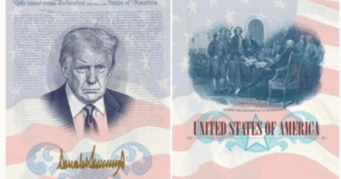 Mỹ sẽ phát hành hộ chiếu in hình ông Trump