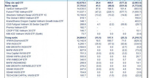 ETF bất ngờ quay xe: Mua ròng cổ phiếu Việt sau hơn 1 tháng rút vốn