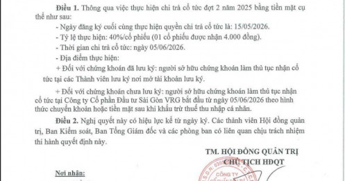 Một đại gia sắp chi gần 1.000 tỷ đồng trả cổ tức