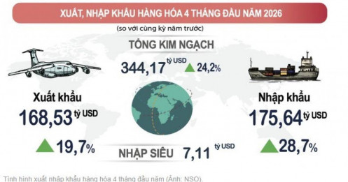Việt Nam nhập siêu hơn 7 tỷ USD từ đầu năm