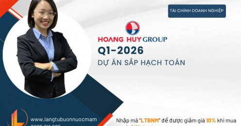 TCH Q1-2026: Dự án sắp hạch toán
