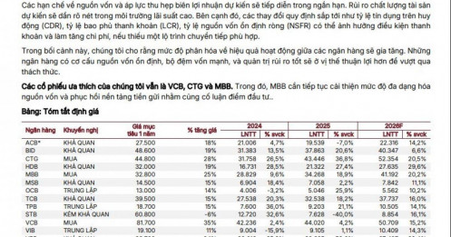 SSI tiếp tục ‘chọn mặt gửi vàng’ với 3 cổ phiếu ngân hàng này