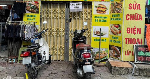 Nhiều cửa hàng sang nhượng mặt bằng sau khi siết vỉa hè