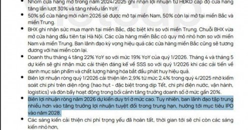 Bách Hóa Xanh bao giờ IPO?