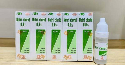 Thu hồi lô thuốc nhỏ mắt Natri clorid 0,9% do không đạt tiêu chuẩn chất lượng