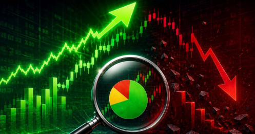 VN-Index vượt đỉnh lịch sử, nhiều cổ phiếu vẫn “rơi tự do”: Nội tình thị trường gây bất ngờ