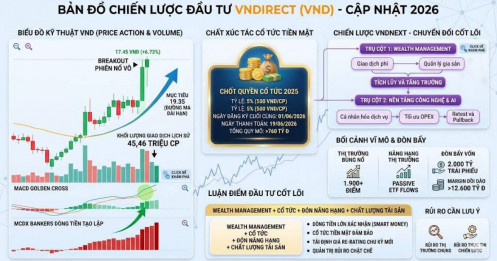 Bứt Phá Giữa Vòng Xoáy Chốt Lời: Dấu Chân Dòng Tiền Lớn Tại VNDIRECT Và Bước Ngoặt Tái Định Giá