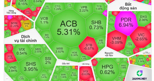 "Đỏ vỏ, xanh lòng", hàng trăm cổ phiếu ngược dòng tăng mạnh dù VN-Index đỏ điểm