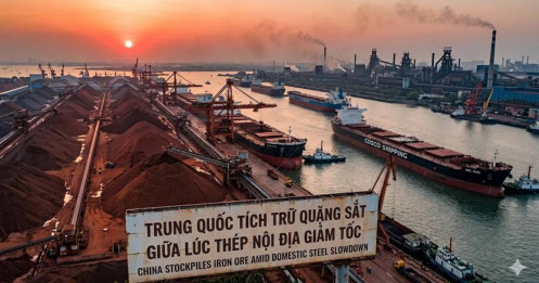 Nghịch lý ngành thép Trung Quốc: Gom hàng kỷ lục giữa bức tranh ảm đạm