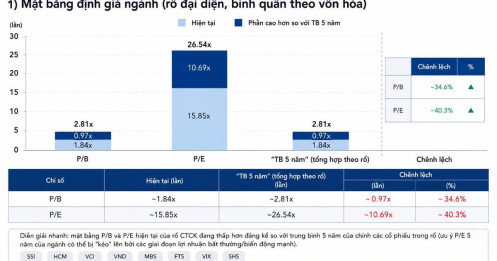 Ngành chứng khoán Việt Nam: Định giá, kỳ vọng và rủi ro