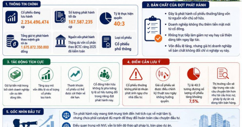 Bản chất sự kiện phát hành cổ phiếu thưởng NVL: Cơ hội tăng tốc hay áp lực pha loãng phía trước?