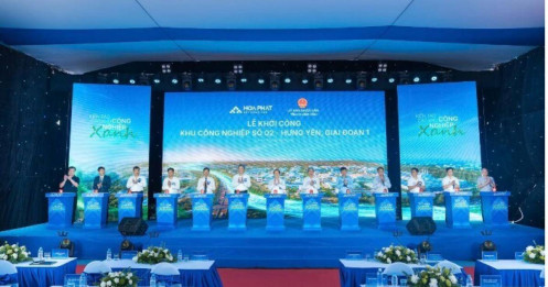 Hoà Phát (HPG) chính thức khởi công khu công nghiệp thứ 3 tại tỉnh Hưng Yên