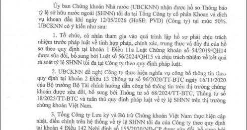 UBCKNN ra thông báo quan trọng liên quan PVD và PVT