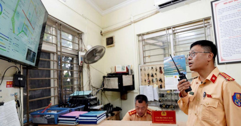 Ứng dụng kết hợp AI giúp cảnh sát giao thông 'soi' ùn tắc, tra cứu mức phạt