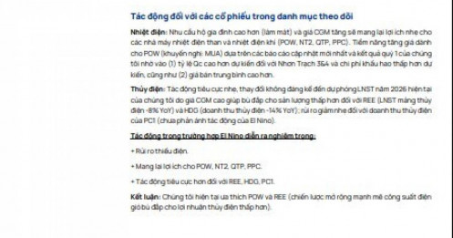 Giá điện tăng 17%, cổ phiếu điện nào hưởng lợi trực tiếp?