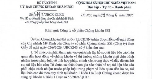 SSI đóng cửa chi nhánh