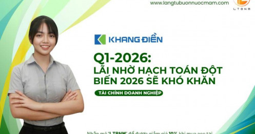 KDH Q1-2026: Lãi nhờ hạch toán đột biến