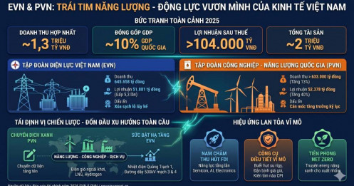 EVN và PVN: Trái tim Năng lượng và Động lực chủ lực cho "Kỷ nguyên vươn mình" của kinh tế Việt Nam