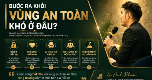 Bước ra khỏi vùng an toàn khó ở đâu?