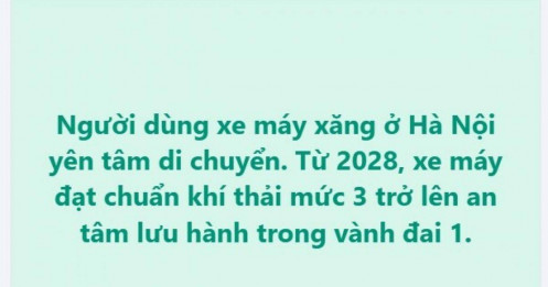 Honda lên tiếng trước “cú sốc” lệnh cấm xe máy xăng tại Hà Nội