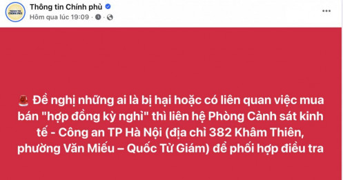 Khẩn: Ai mua “hợp đồng kỳ nghỉ” mau liên hệ Công an Hà Nội!