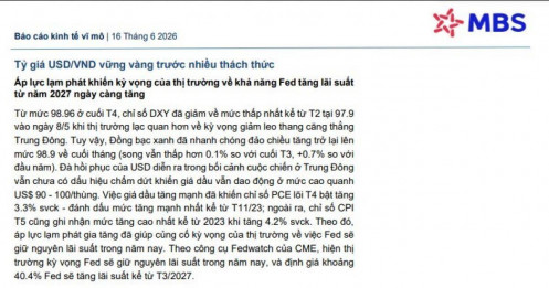 Tỷ giá USD/VND có thể chịu sức ép khi Fed chưa vội giảm lãi suất