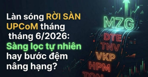Làn sóng rời sàn UPCoM tháng 6/2026: Sàng lọc tự nhiên hay bước đệm nâng hạng?