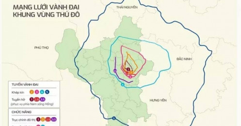 Đề xuất hơn 235.000 tỷ đồng xây vành đai 5 vùng Thủ đô