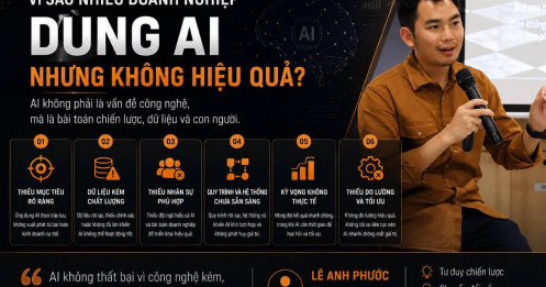 Vì sao nhiều doanh nghiệp dùng AI nhưng không hiệu quả?
