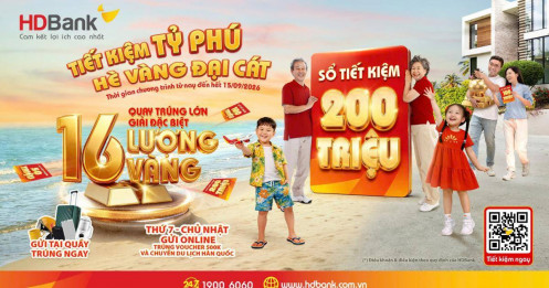Hàng chục khách hàng HDBank trúng thưởng sổ tiết kiệm “trăm triệu” và chuyến du lịch Hàn Quốc hấp dẫn